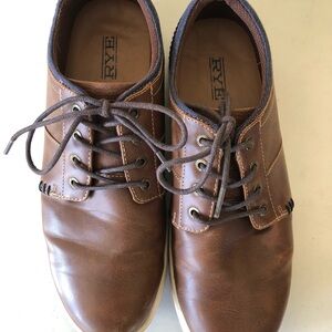 Rye Men's Size 10 Brown Oxford Sneakers